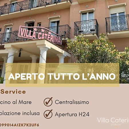 Hotel Villa Caterina Римини Экстерьер фото